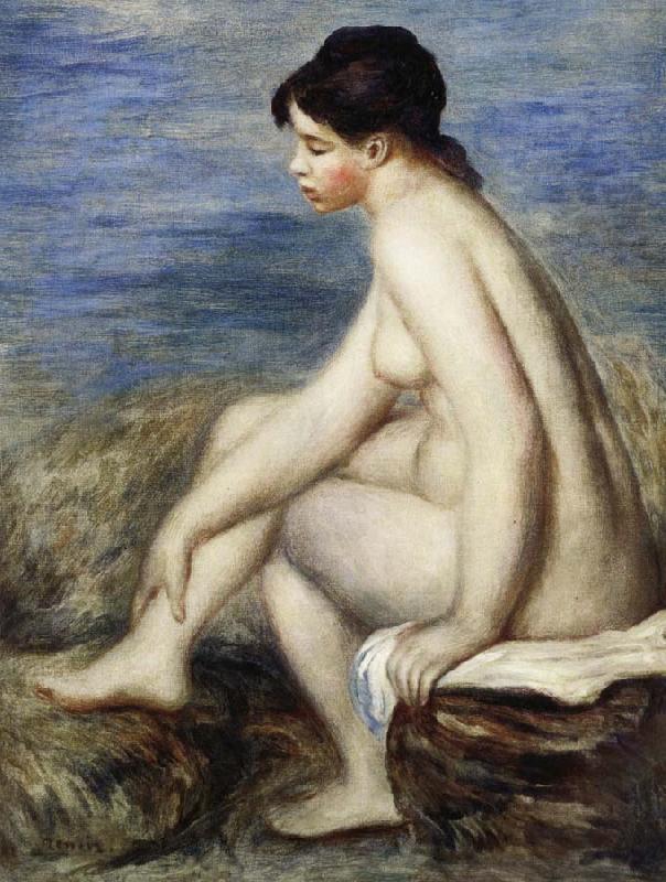 Pierre Renoir Seated Bather China oil painting art